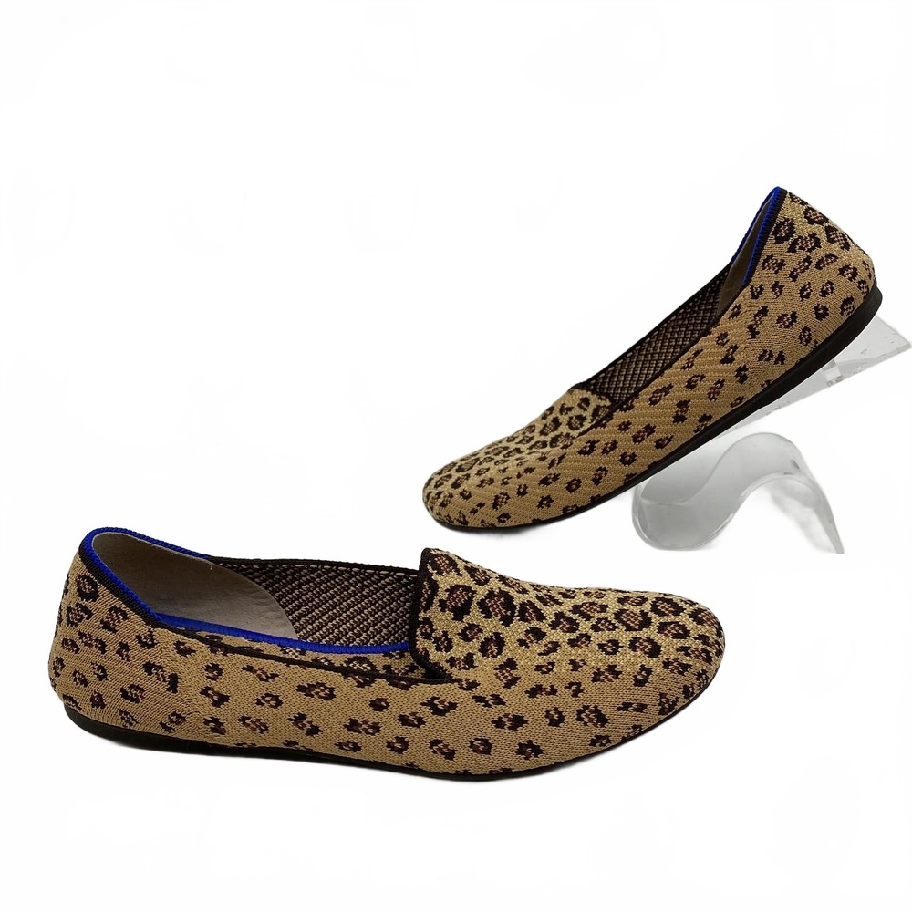 Rothy’s Tan Black Flats | Womens 8.5